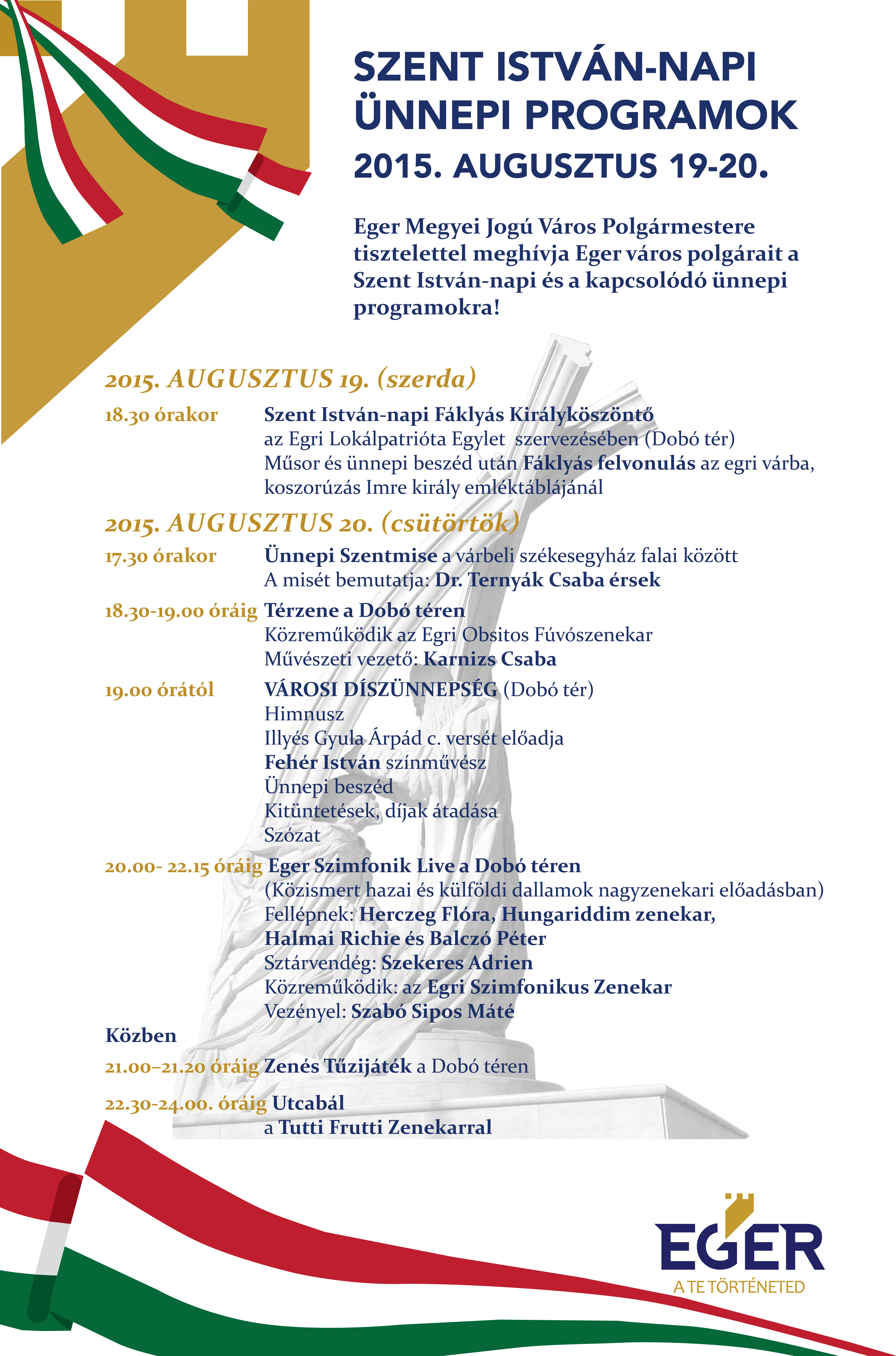 Augusztus 20 Programok 2015 Eger